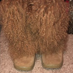 Bear Paw Fluffy Boots